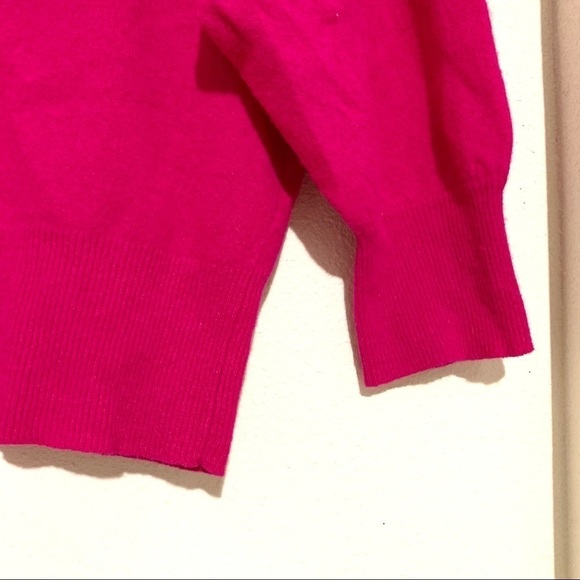 PORT CAMARD rabbit hair lambswool pink sweater M - Picture 6 of 7